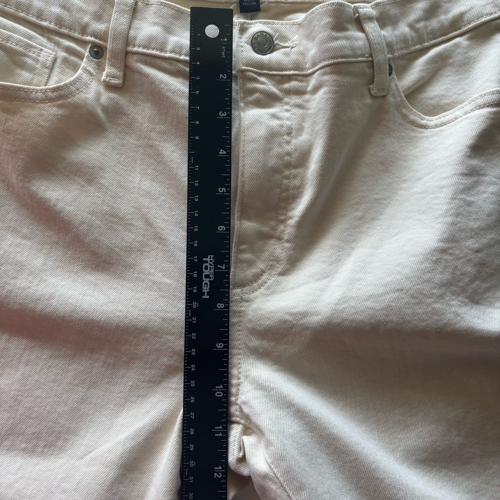 Banana Republic The Beau Jean Ankle 32/14 NWT Ecru Low Rise NEW Fray Raw Hem - Picture 12 of 16